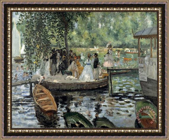Pierre Auguste Renoir La Grenouillere Framed Print