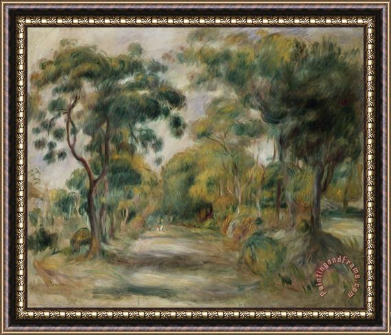  Pierre Auguste Renoir Landscape at Noon Framed Print