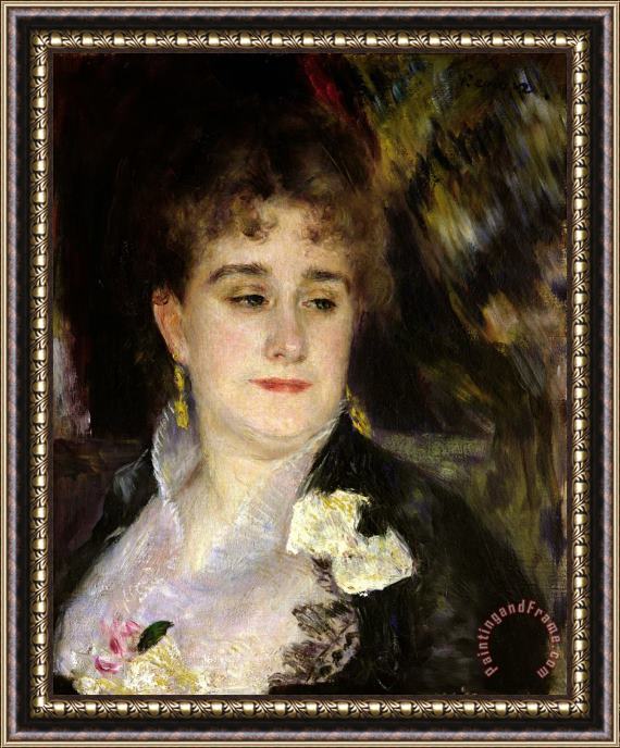 Pierre Auguste Renoir Madame Georges Charpentier (1848 1904) Framed Painting