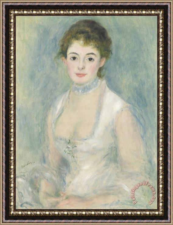 Pierre Auguste Renoir Madame Henriot Framed Print