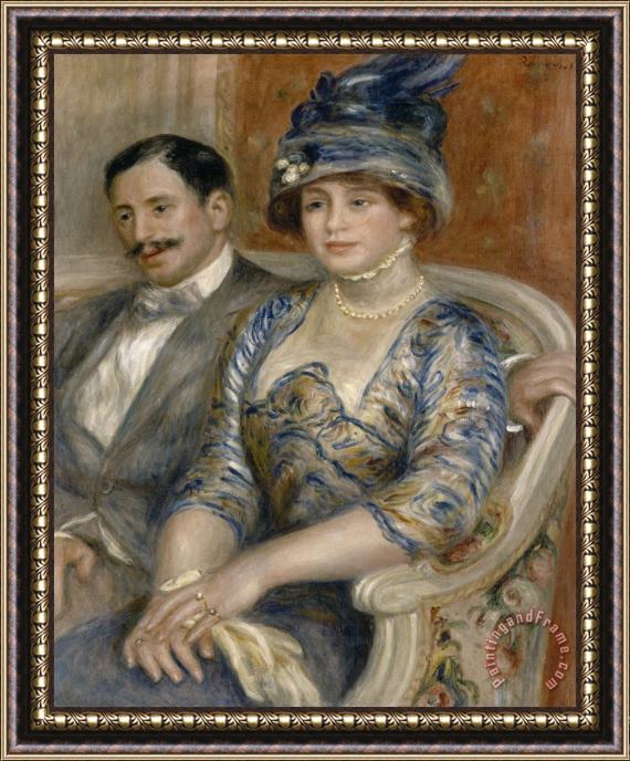 Pierre Auguste Renoir Mr. And Mrs. Gaston Bernheim De Villers (monsieur And Madame Gaston Bernheim De Villers) Framed Print
