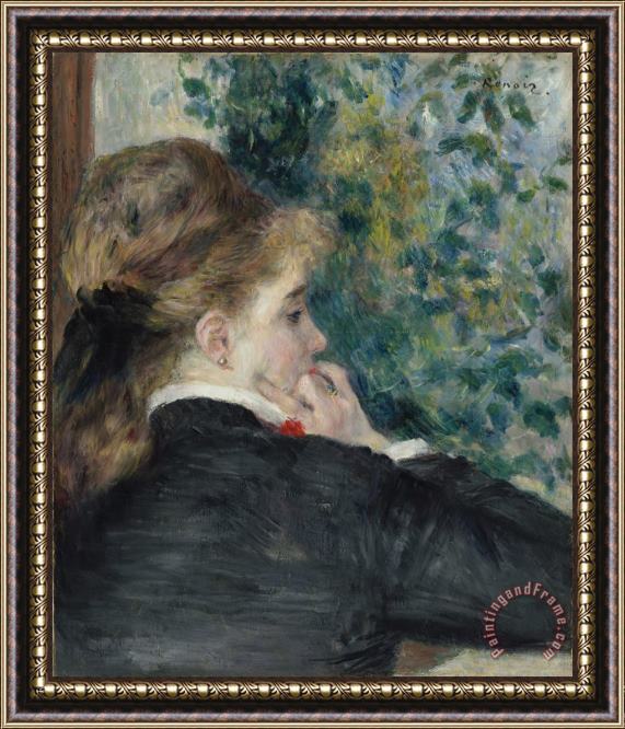Pierre Auguste Renoir Pensive, La Songeuse Or Day Dreaming Framed Print