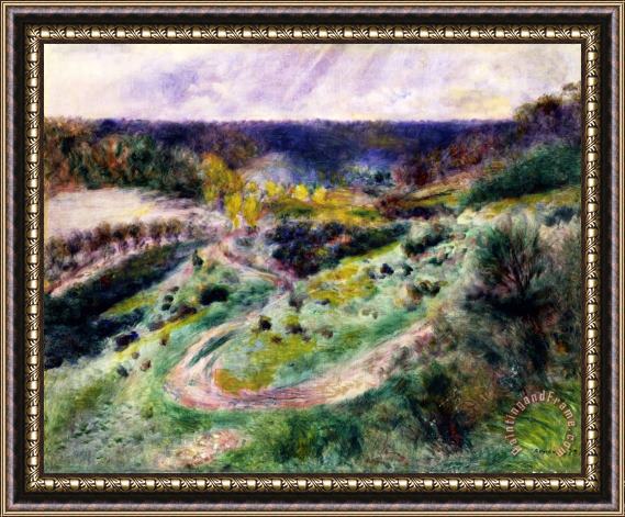 Pierre Auguste Renoir Road at Wargemont Framed Print