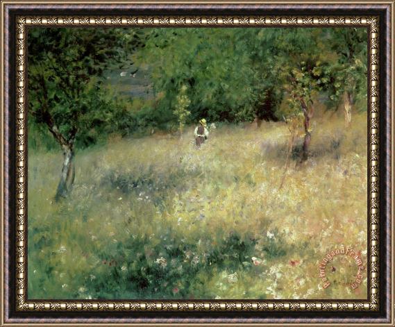 Pierre Auguste Renoir Spring at Chatou Framed Print