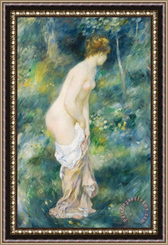 Pierre Auguste Renoir Standing Bather Framed Print