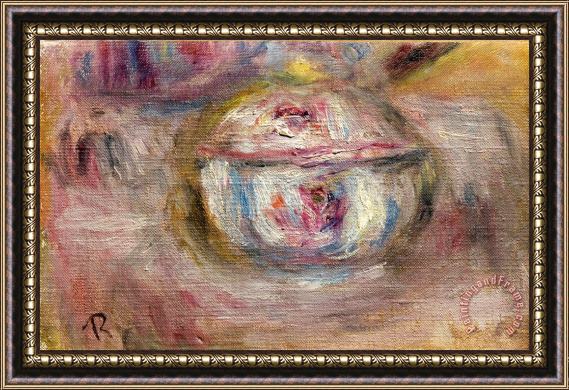 Pierre Auguste Renoir Sucrier. Fragment Framed Painting