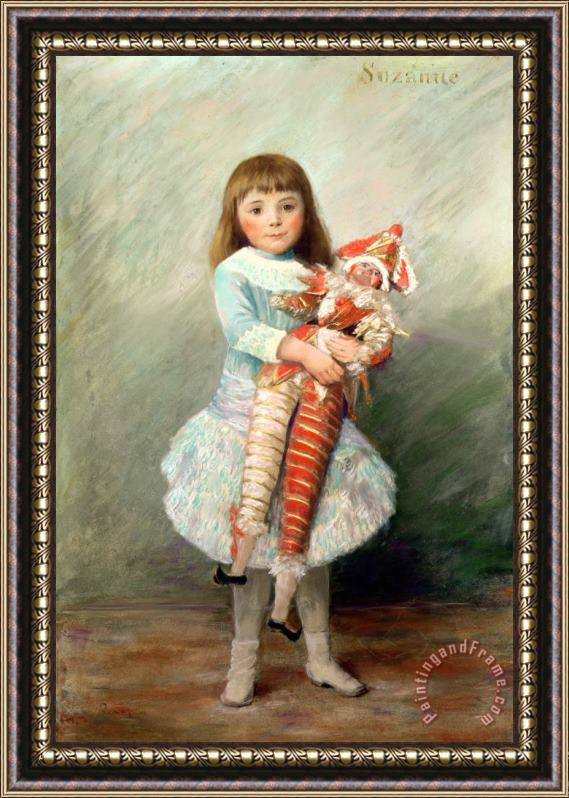 Pierre Auguste Renoir Suzanne Framed Print