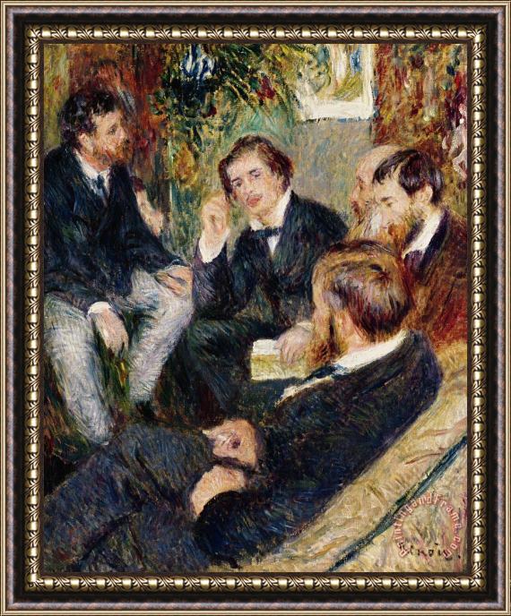 Pierre Auguste Renoir The Artist's Studio Rue Saint Georges Framed Painting