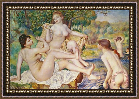 Pierre Auguste Renoir The Bathers Framed Print