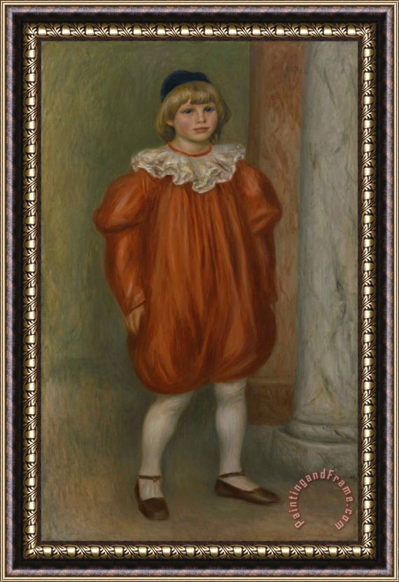 Pierre Auguste Renoir The Clown (le Clown) Framed Print