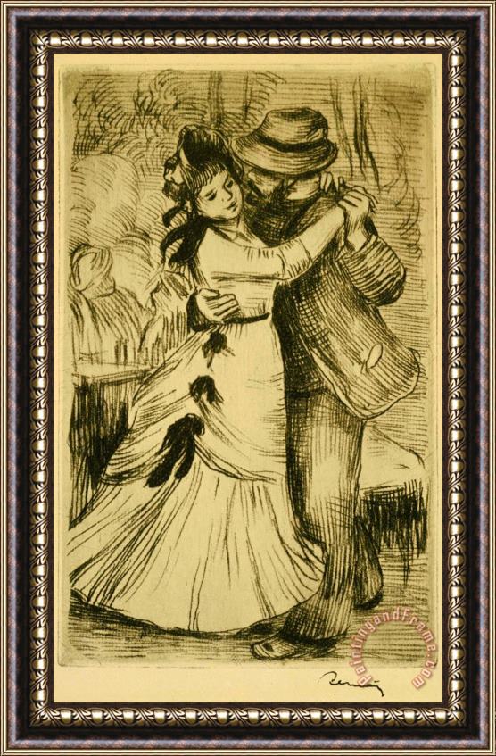 Pierre Auguste Renoir The Dance in The Country Framed Painting