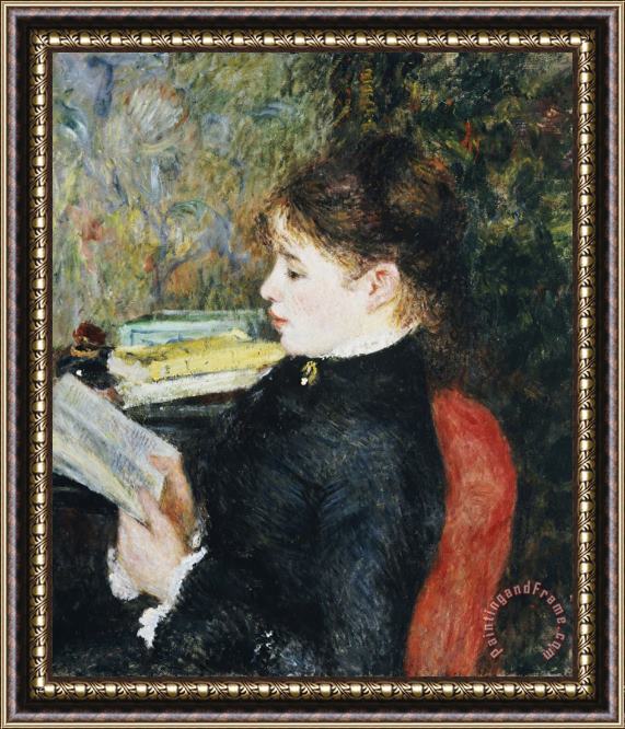 Pierre Auguste Renoir The Reader Framed Print
