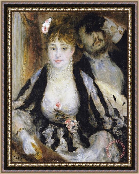Pierre Auguste Renoir The Theatre Box (la Loge) Framed Painting