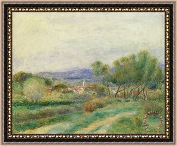 Pierre Auguste Renoir View of La Seyne Framed Painting