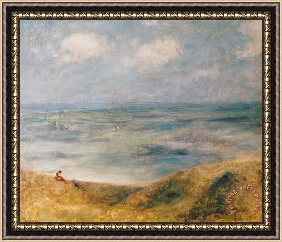Pierre Auguste Renoir View of the Sea Guernsey Framed Painting