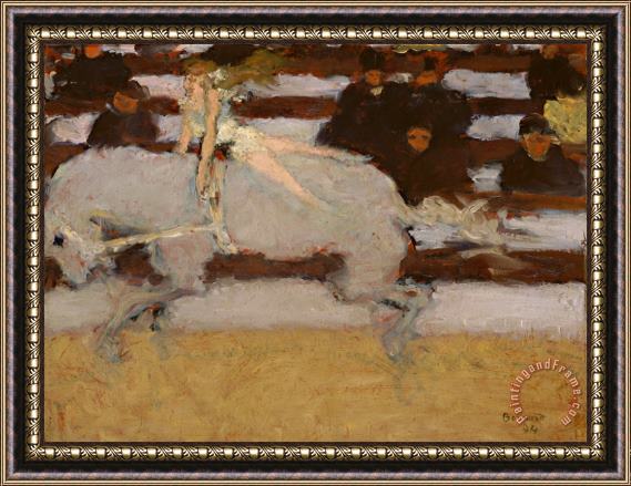 Pierre Bonnard Circus Rider Framed Painting