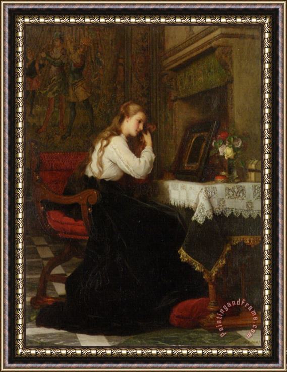 Pierre Charles Comte Vanity Framed Painting