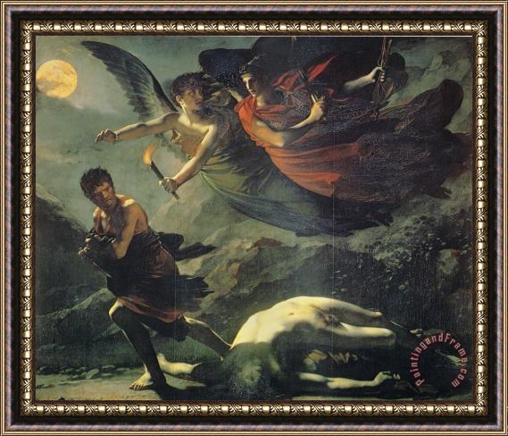 Pierre Paul Prudhon Justice And Divine Vengeance Pursuing Crime Framed Painting