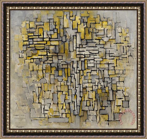 Piet Mondrian Tableau No.2 / Composition VII Framed Painting