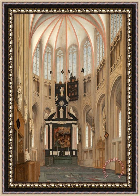 Pieter Jansz Saenredam Cathedral of Saint John at 's Hertogenbosch Framed Print