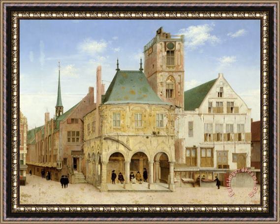 Pieter Jansz Saenredam The Old Town Hall of Amsterdam Framed Painting