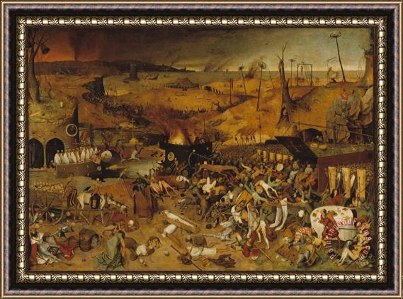 Pieter the Elder Bruegel The Triumph of Death Framed Painting