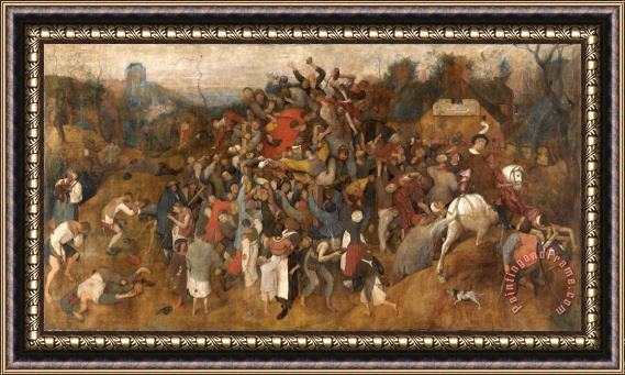 Pieter the Elder Bruegel The Wine Of Saint Martins Day Framed Print