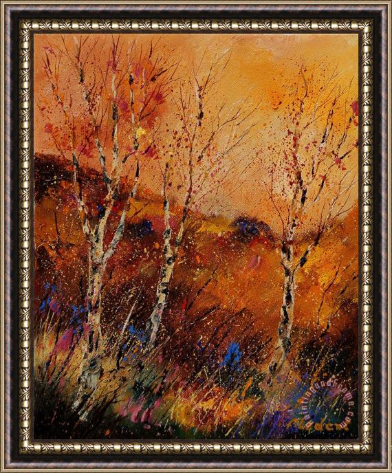Pol Ledent Autumn landscape 45 Framed Painting