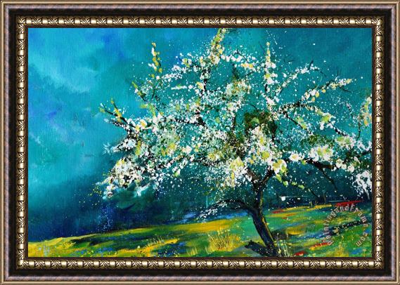 Pol Ledent Blooming appletree Framed Painting