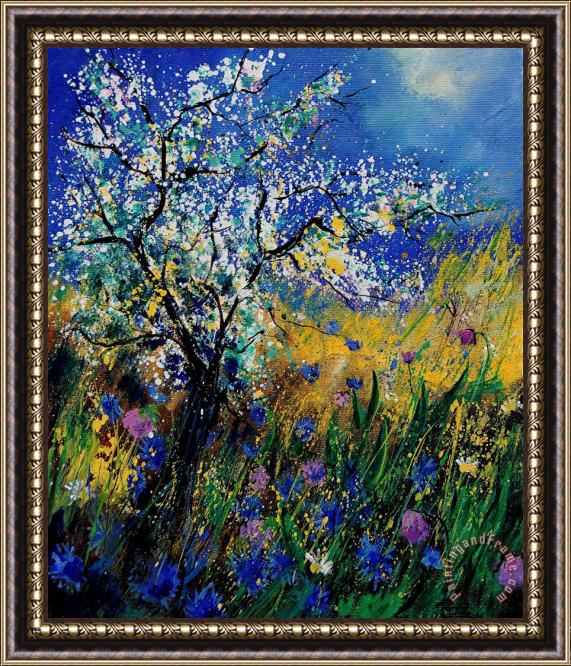 Pol Ledent Blooming appletree Framed Painting