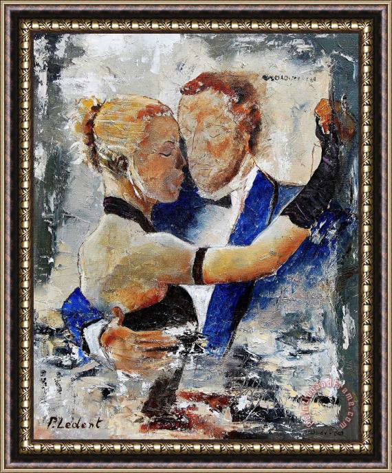 Pol Ledent Dancing tango Framed Painting