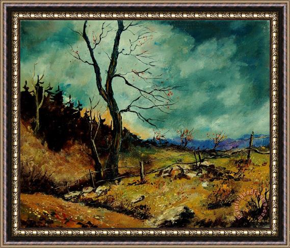 Pol Ledent Fall landscape 56 Framed Painting