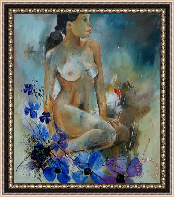 Pol Ledent Nude 67 Framed Painting