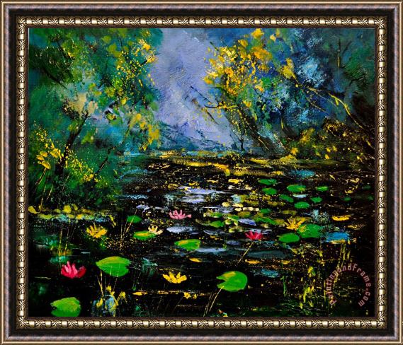 Pol Ledent Nympheas 561170 Framed Painting