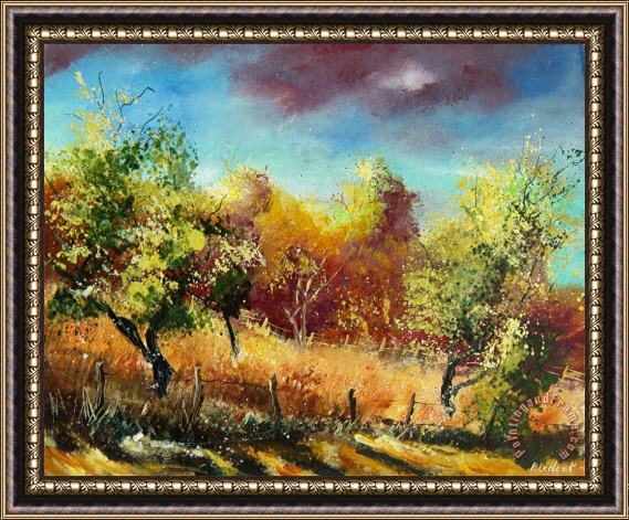 Pol Ledent Orchard Framed Painting