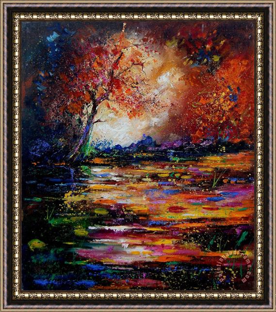 Pol Ledent Pond 671254 Framed Painting