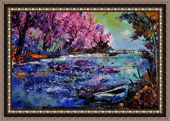 Pol Ledent Pond 691101 Framed Painting