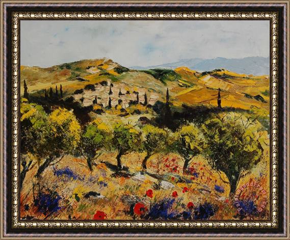 Pol Ledent Provence 10080 Framed Painting