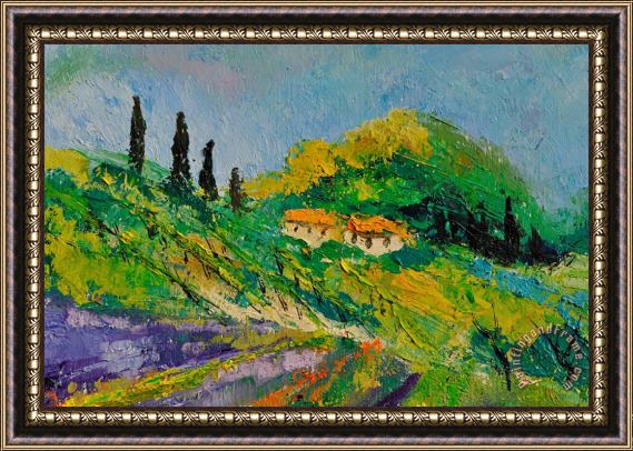 Pol Ledent Provence 4831 Framed Painting