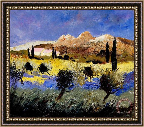 Pol Ledent Provence 674525 Framed Painting