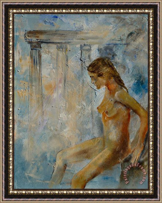 Pol Ledent Roman Bathing Framed Painting