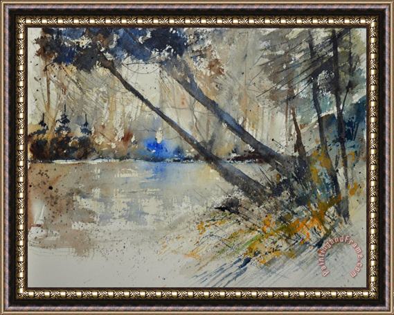 Pol Ledent Watercolor 119080 Framed Painting