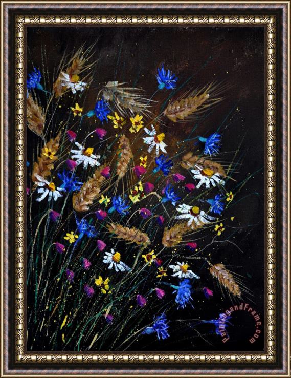 Pol Ledent Wild Flowers 452150 Framed Painting