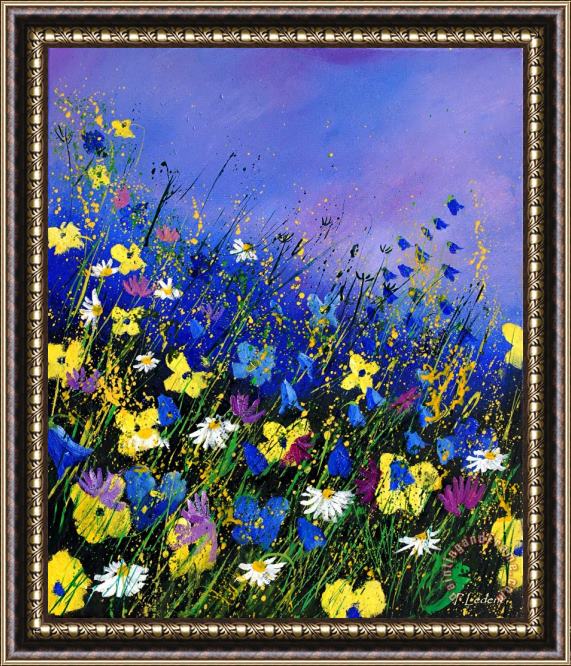 Pol Ledent Wild flowers 560908 Framed Painting