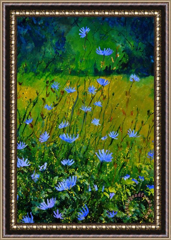 Pol Ledent Wild Flowers 911 Framed Painting
