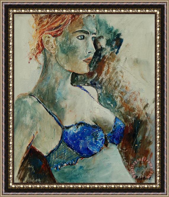 Pol Ledent Young lady 56 Framed Painting
