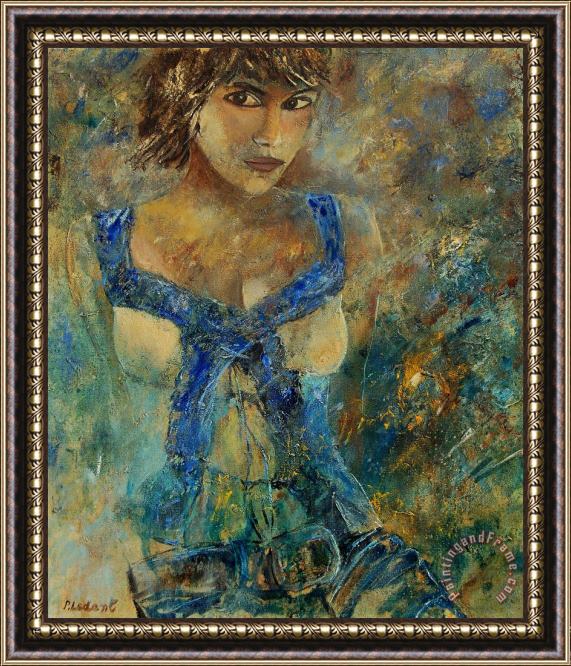 Pol Ledent Young lady 5698 Framed Painting