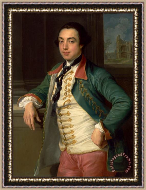 Pompeo Batoni James Caulfeild, 4th Viscount Charlemont (later 1st Earl of Charlemont) Framed Print