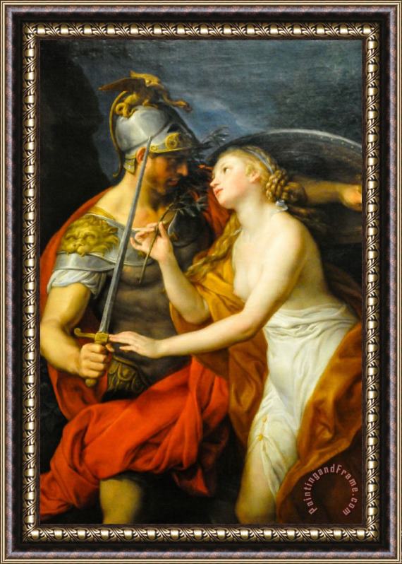 Pompeo Girolamo Batoni Allegory of Peace And War 1776 Framed Painting
