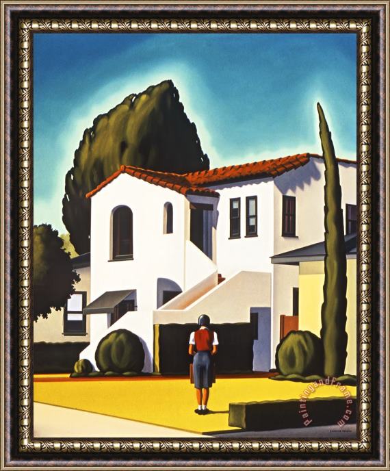 R. Kenton Nelson A Calculated Risk Framed Painting
